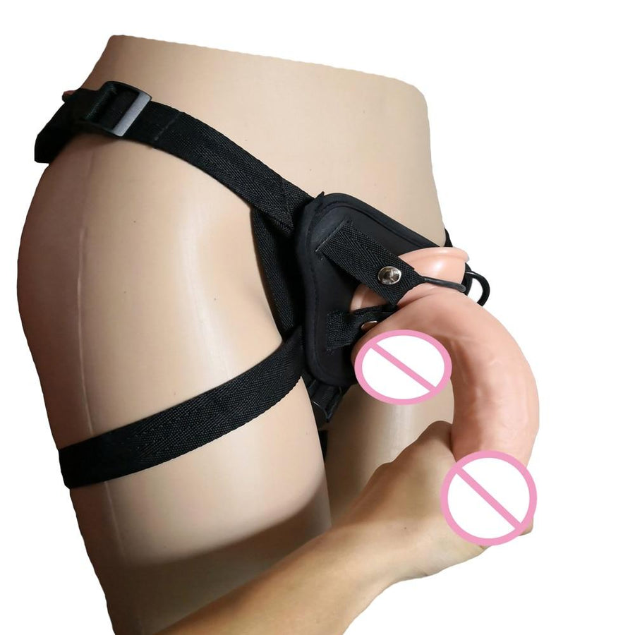7 Inch Strap On Dildo With Adjustable Belt, gallery view 3