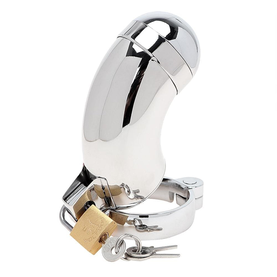 Violet Full Metal Cover Cock Cage 3.9 inches long, gallery view 3