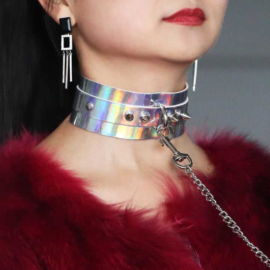 En Vogue Holographic BDSM Collar, gallery view 7