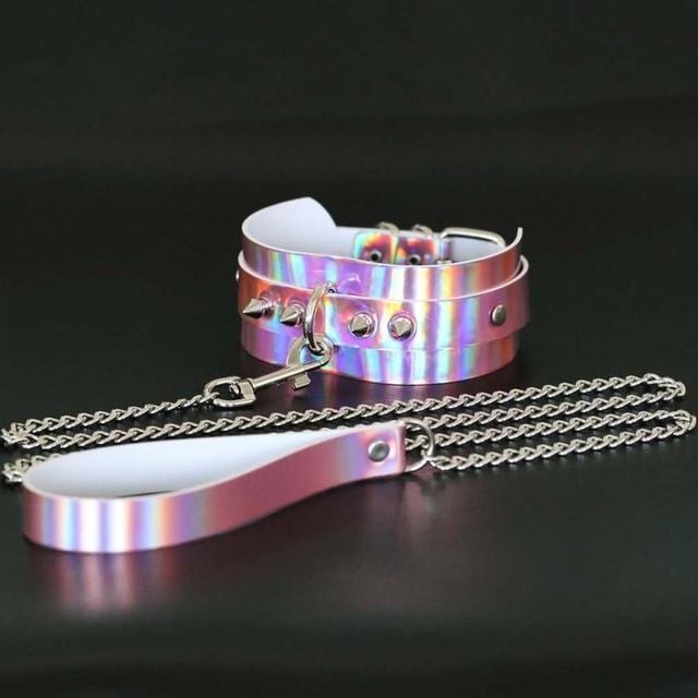 En Vogue Holographic BDSM Collar, gallery view 2