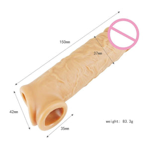 Bigger Is Better Realistic Penis Sleeve BDSM