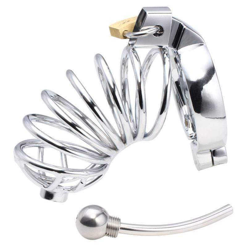 Zoey Caged Ring Metal Chastity Device, gallery view 2