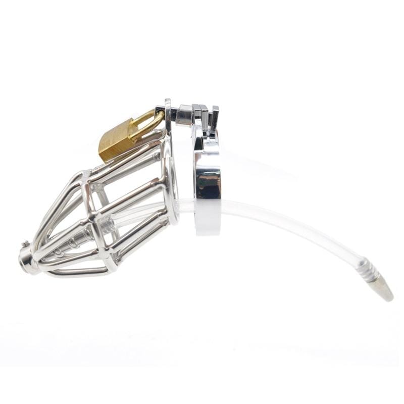 Melanie Metal Chastity Device 2.95 inches long product view