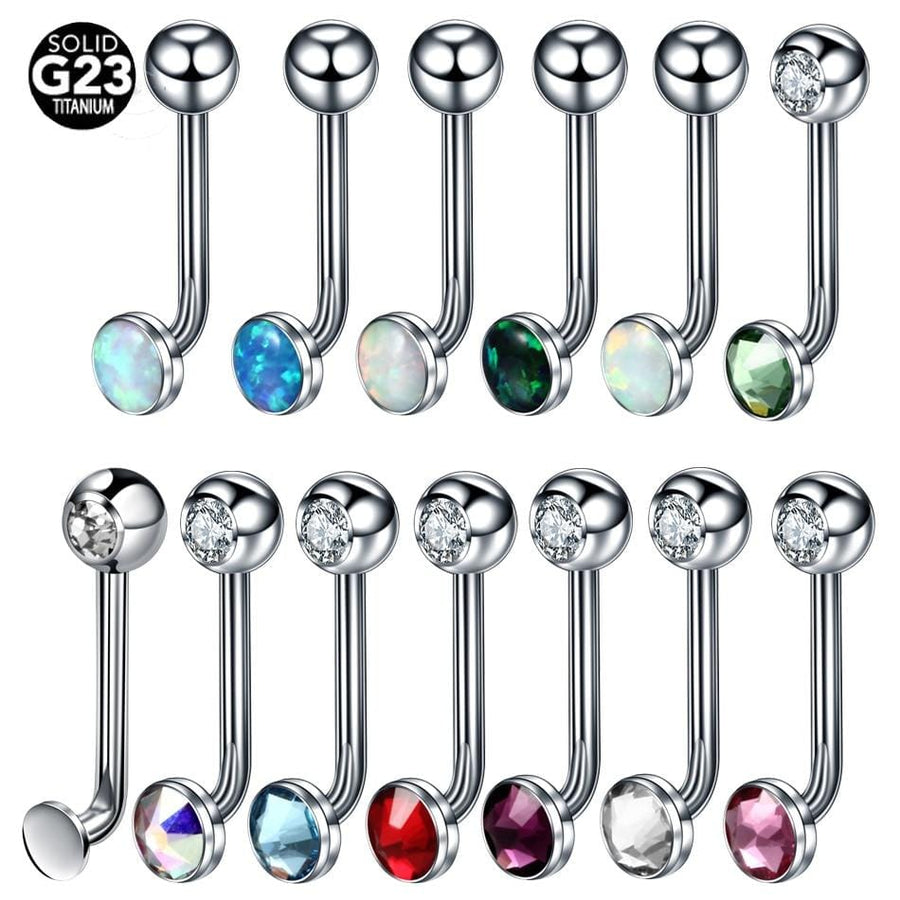 Jeweled G23 Titanium Christina Piercing Ring BDSM product view