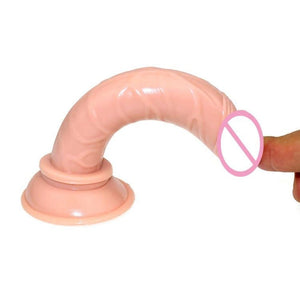 Anfänger 5 Zoll langer dünner Dildo mit Saugnapf BDSM