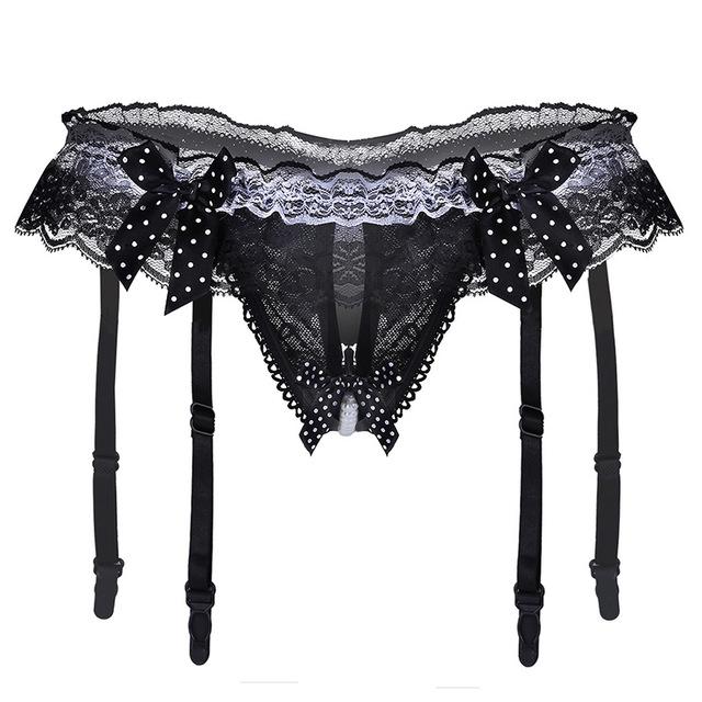 "Sissy Aurora" Panties w/ Garters, gallery view 2