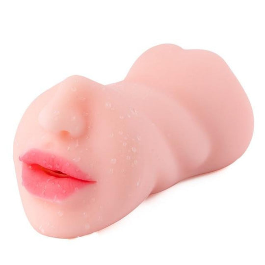 Dual Pleasure Channels Male Masturbator BDSM product view