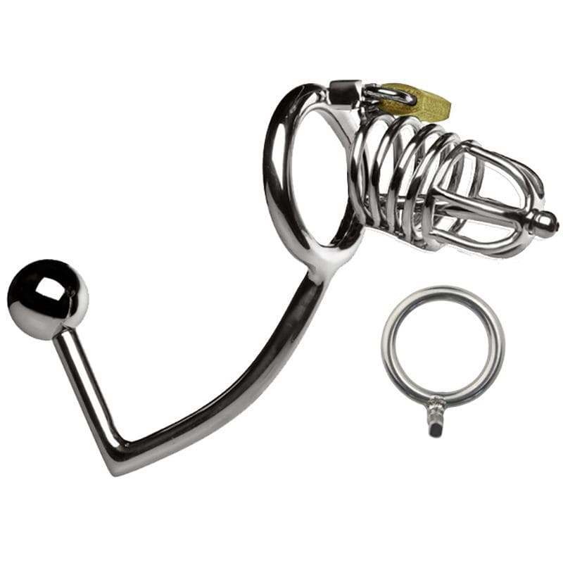 Chastity Butt Plug 2.68 inches and 4.25 inches long product view