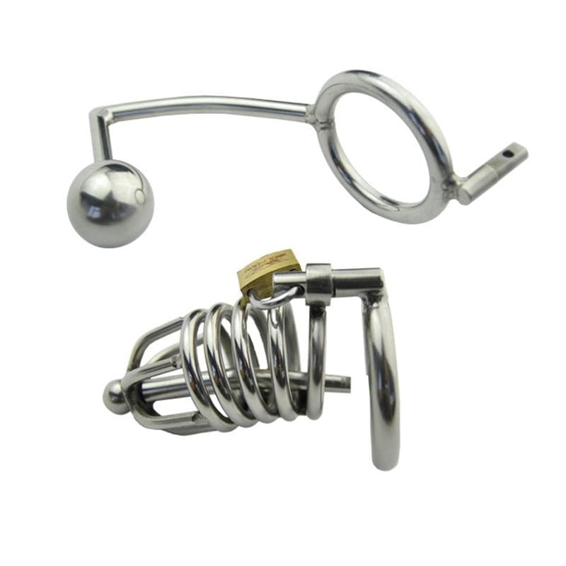 Chastity Butt Plug 2.68 inches and 4.25 inches long, gallery view 6