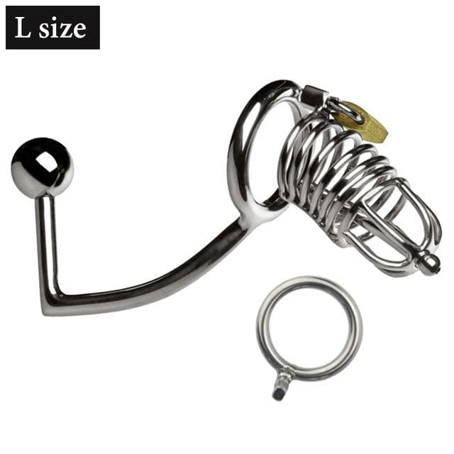 Chastity Butt Plug 2.68 inches and 4.25 inches long, gallery view 8