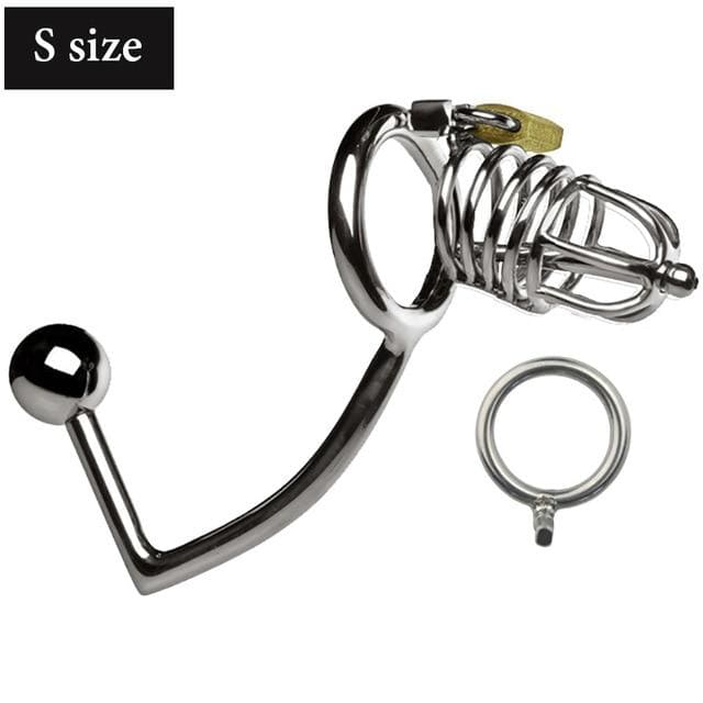 Chastity Butt Plug 2.68 inches and 4.25 inches long, gallery view 7