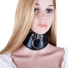 Load image into Gallery viewer, Bondage Neck Collar &amp; Leash BDSM
