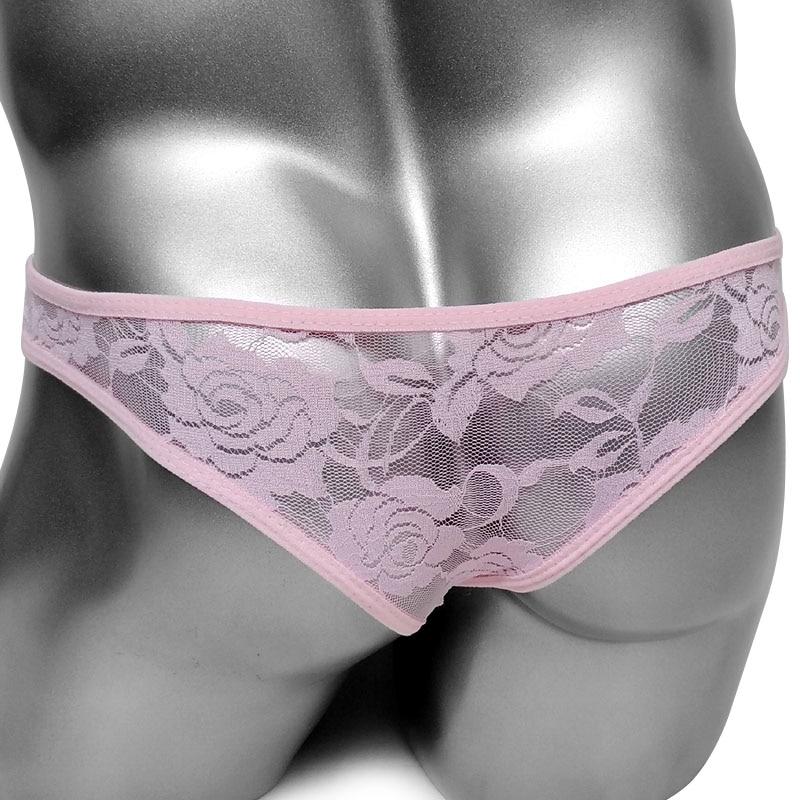 "Sissy Jennifer" Transparent Lace Thong, gallery view 3