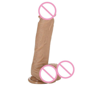 Naughty Beaver 8 Inch Realistic Dildo BDSM