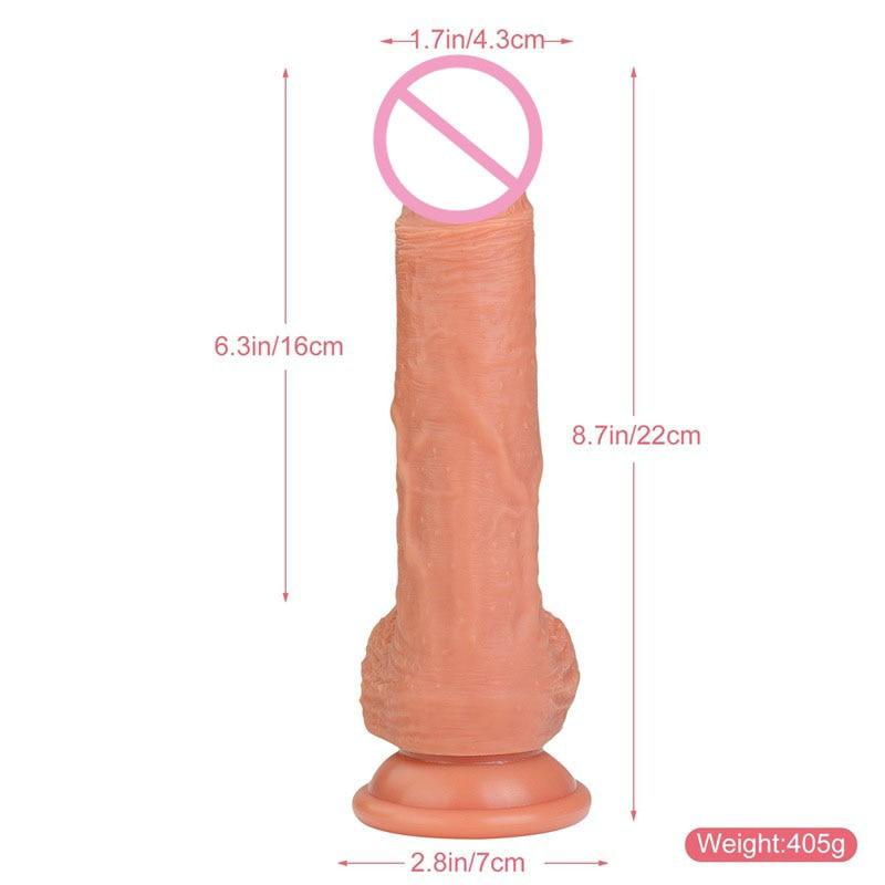 Happiness Provider 8 Inch Suction Cup Dildo, gallery view 15