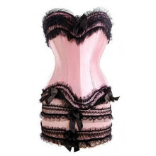 Load image into Gallery viewer, Sissy Corset Frills &amp; Bows Dress
