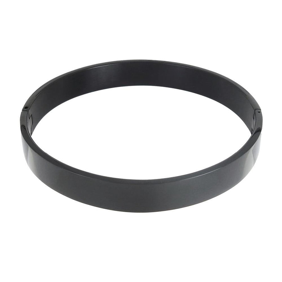 Stainless Steel Black Slave Lockable Collar BDSM product view
