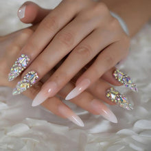 Load image into Gallery viewer, Luxury Crystal Faux Nails BDSM
