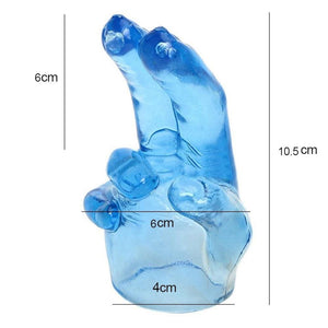 Stimulation Bluish Clear Dildo