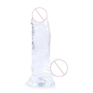 Silicone Jelly Delight Realistic Dildo With Suction Cup BDSM