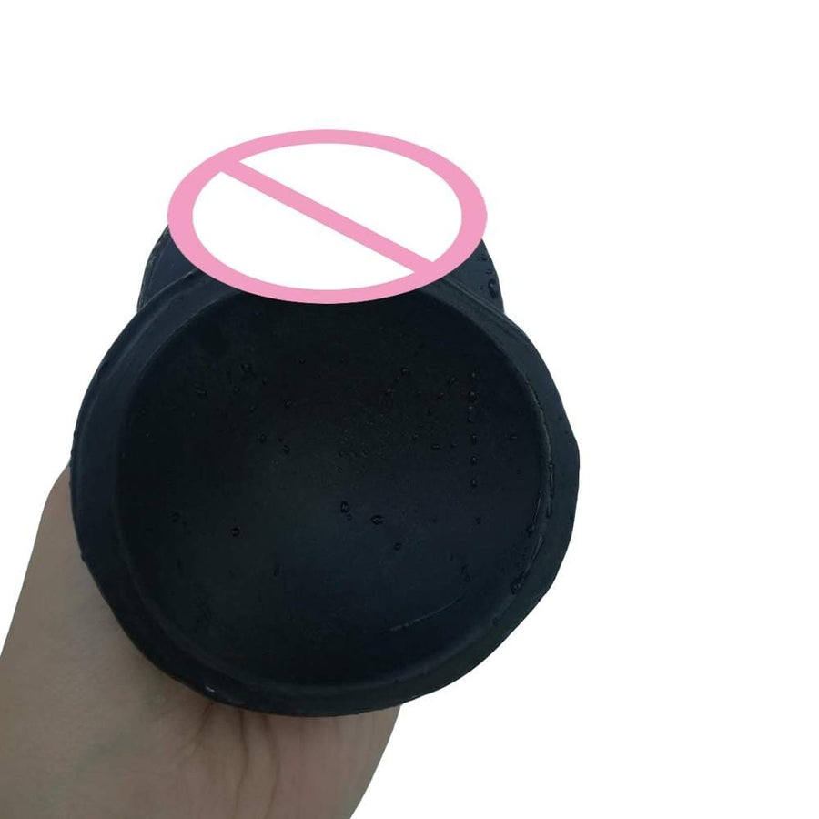Realistic Black Mandingo Textured Dildo, gallery view 5