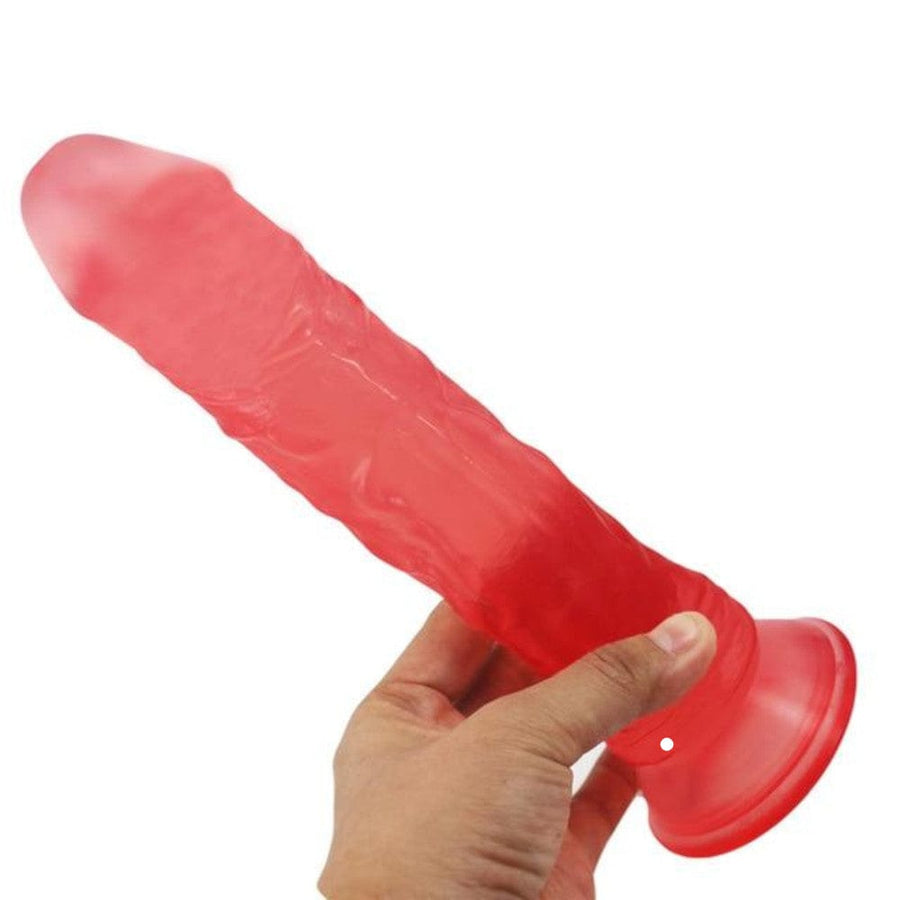 Sexy Jelly 9 Inch Dildo With Suction Cup BDSM, gallery view 3