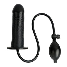 Load image into Gallery viewer, Pussy Expanding Black Inflatable Dildo BDSM
