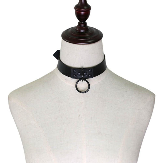 Female Colorful Gothic Choker Collar product view