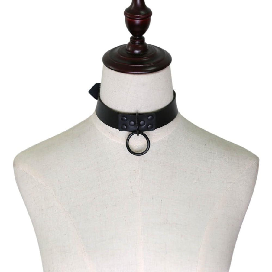 Female Colorful Gothic Choker Collar product view