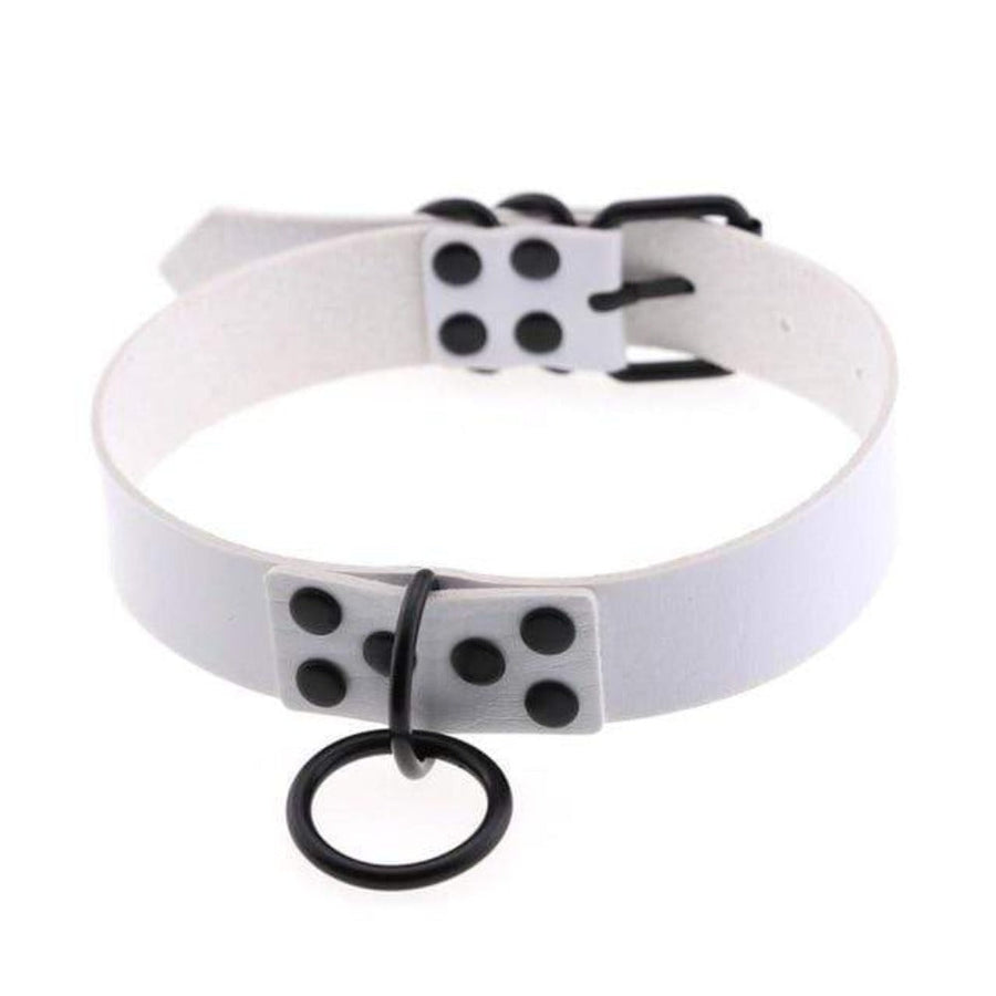 Female Colorful Gothic Choker Collar, gallery view 3