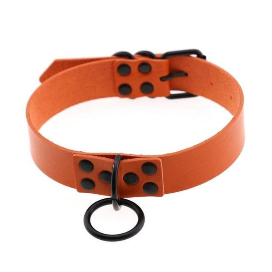 Female Colorful Gothic Choker Collar, gallery view 4