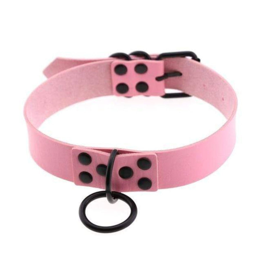 Female Colorful Gothic Choker Collar, gallery view 5