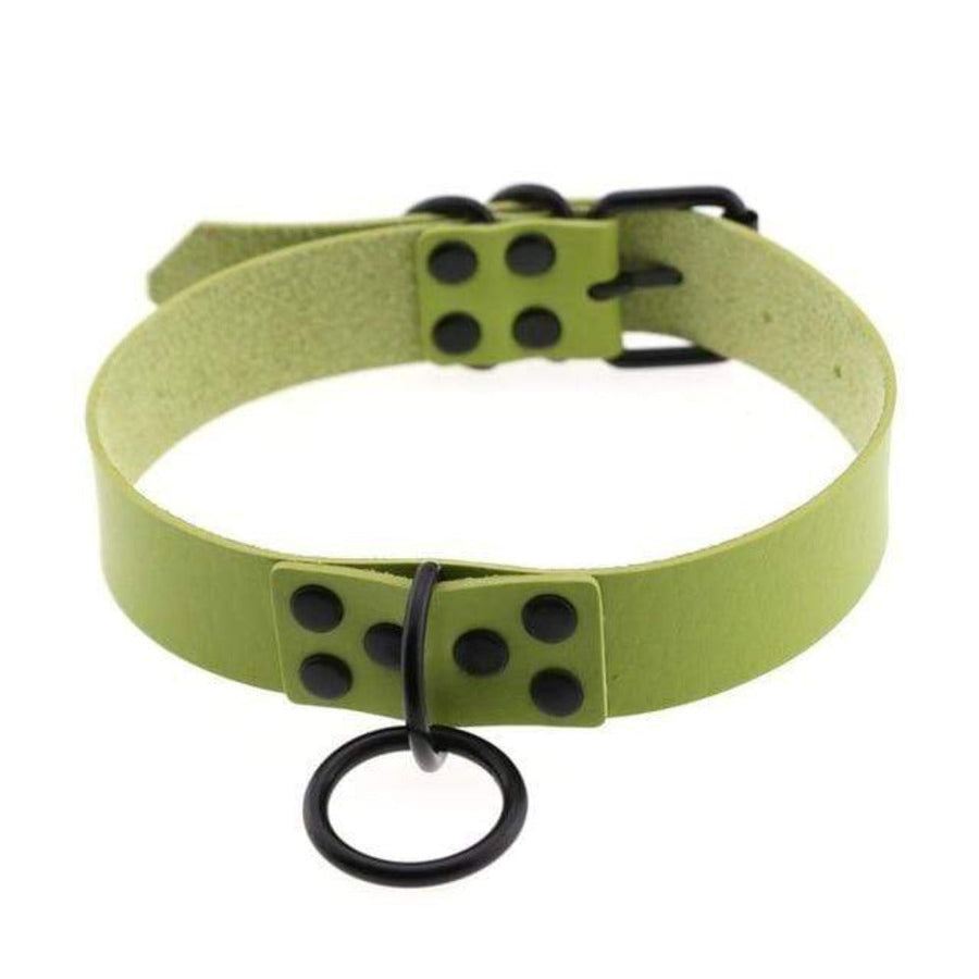 Female Colorful Gothic Choker Collar, gallery view 6