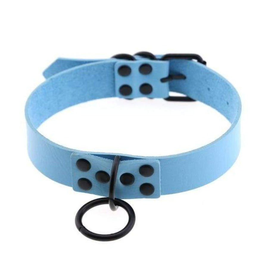 Female Colorful Gothic Choker Collar, gallery view 12