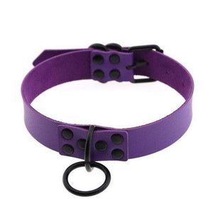 Female Colorful Gothic Choker Collar