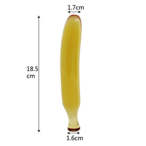 Banana Dildo Cute and Sexy Glass BDSM