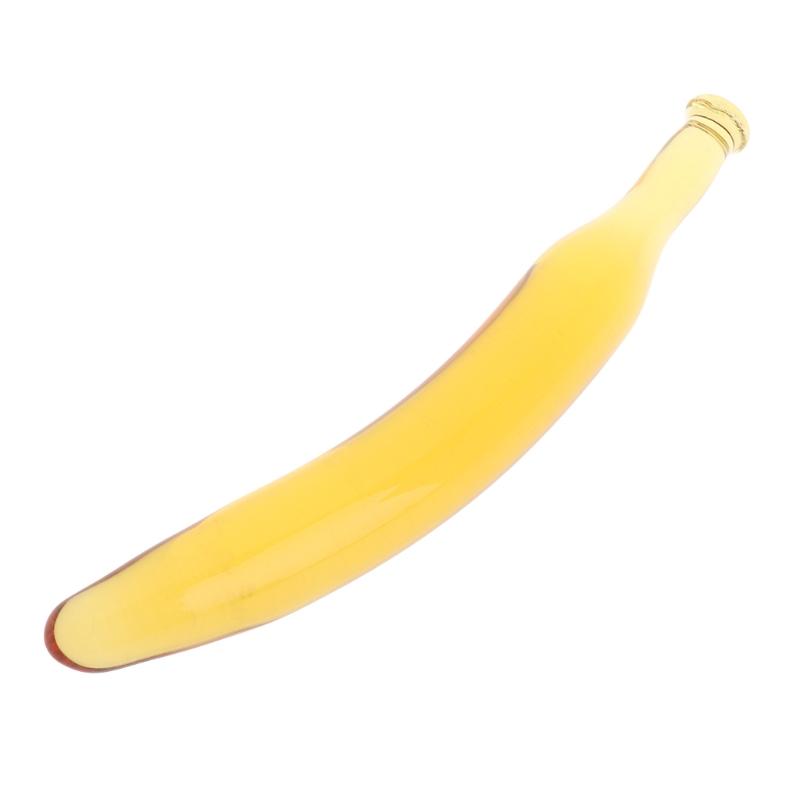 Yellow Banana Crystal  Cute Dildo