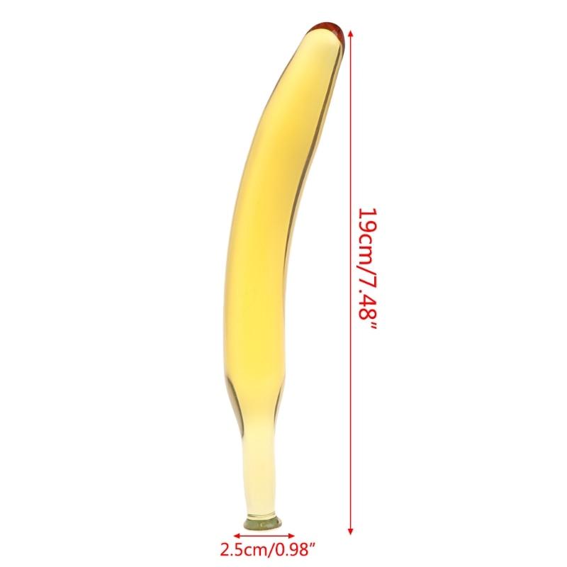 Yellow Banana Crystal Cute Dildo, gallery view 6