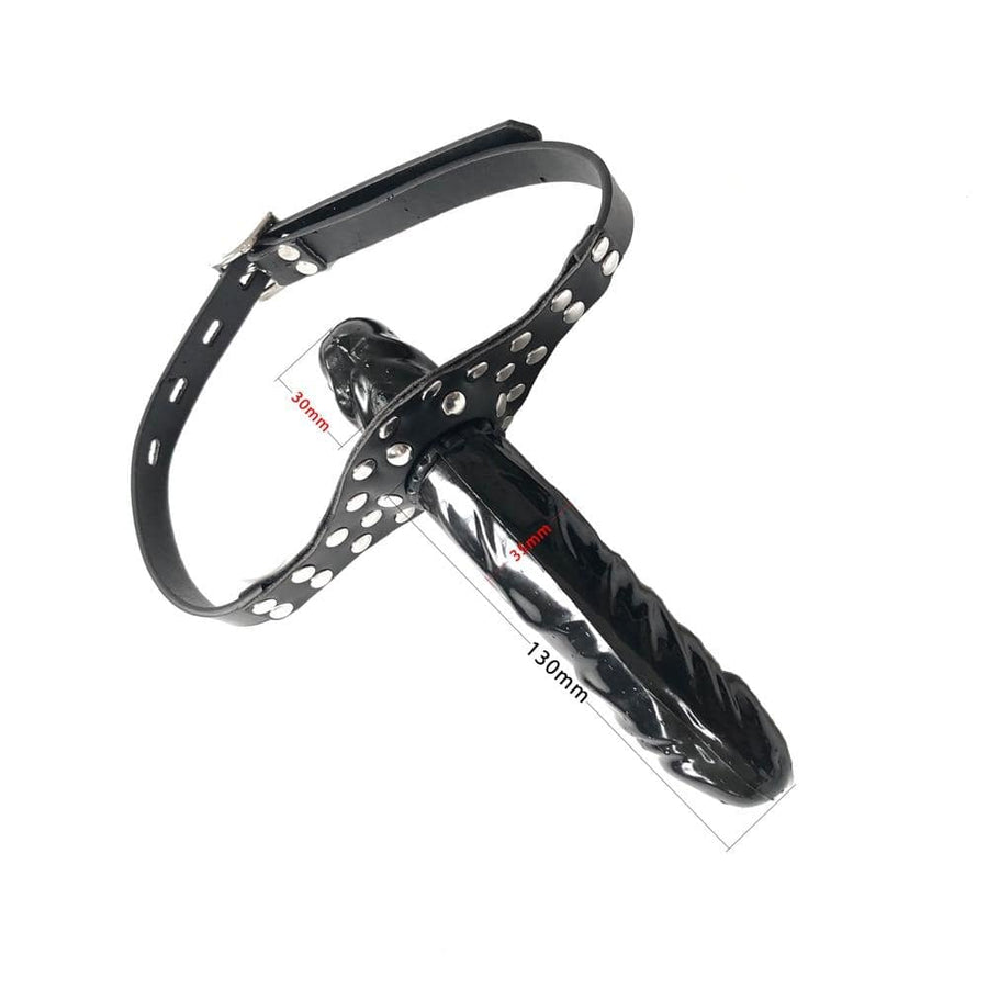 Sadistic Mouth Restraint Face Strap On BDSM, gallery view 3
