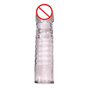 Reusable Crystallized Silicone Penis Extenders BDSM