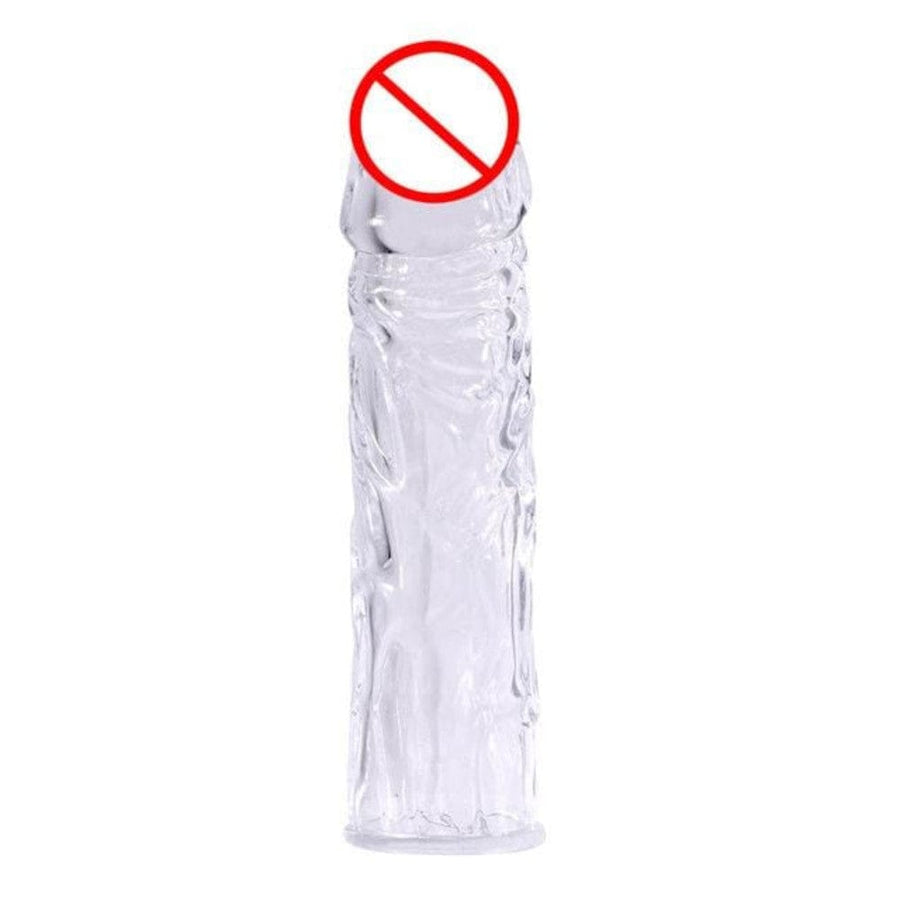 Reusable Crystallized Silicone Penis Extenders BDSM, gallery view 2