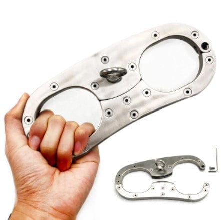 Slut's Stainless Wrist Pillory BDSM product view