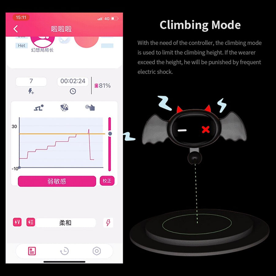 APP Remote Control Devil Collar Adjustable, gallery view 4