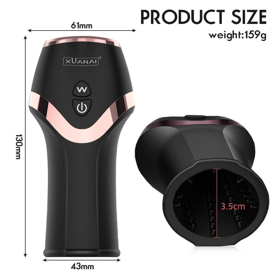 Razor 10 Frequency Vibration Masturbation Cup, gallery view 3