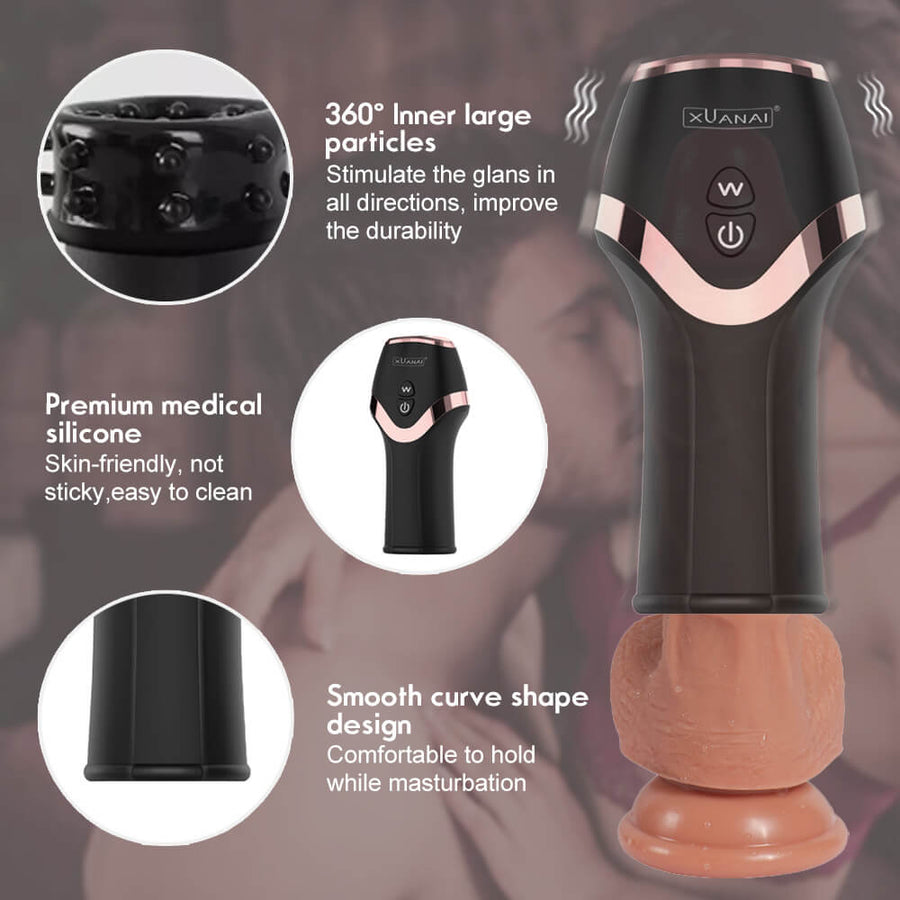Razor 10 Frequency Vibration Masturbation Cup, gallery view 4