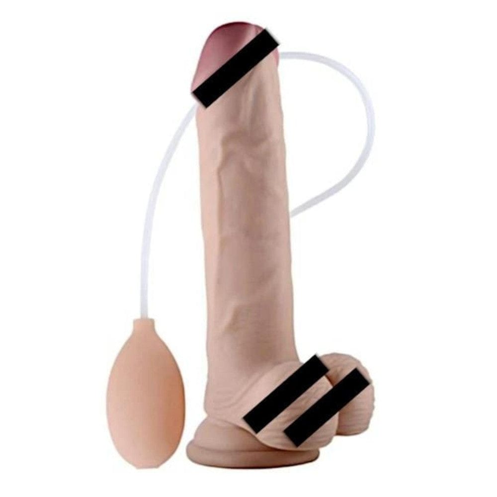8 Inch Dildo With Balls and Suction Cup