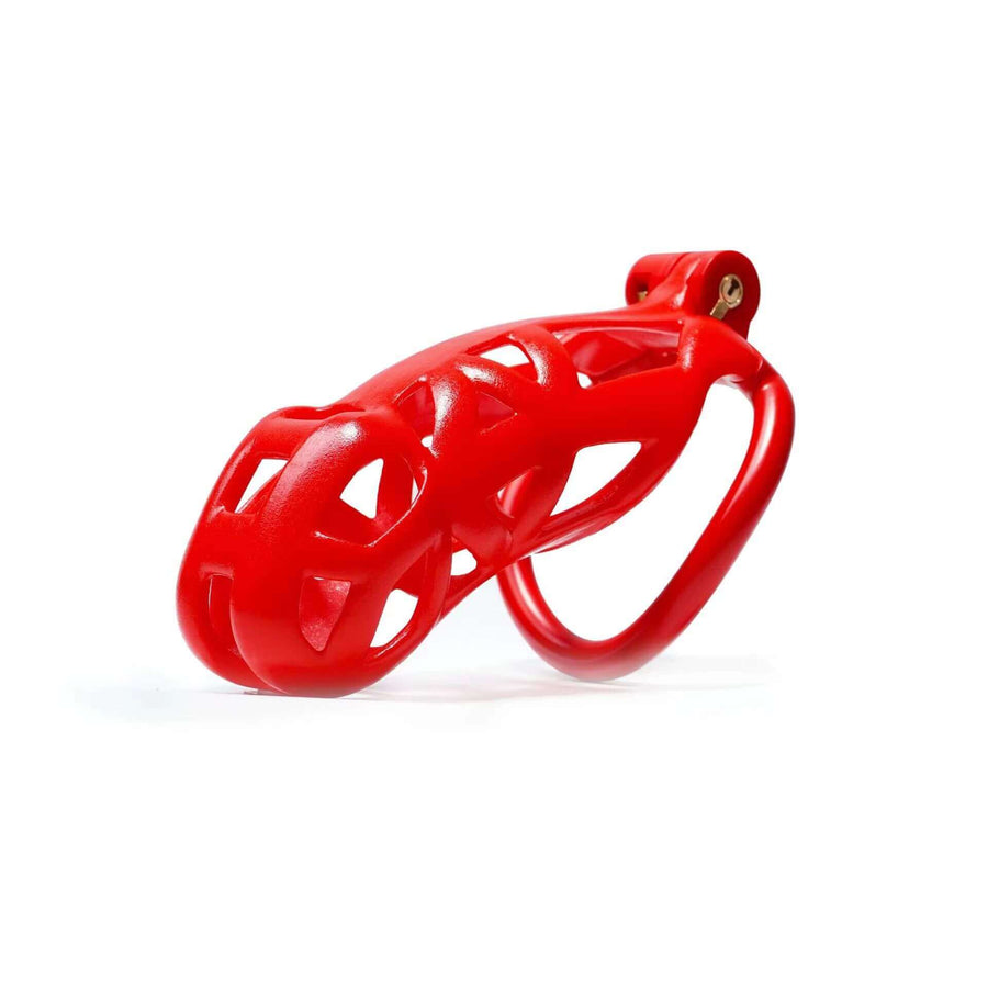 Red Cobra Chastity Cage Kit 1.77 To 4.13 Inches Long, gallery view 7