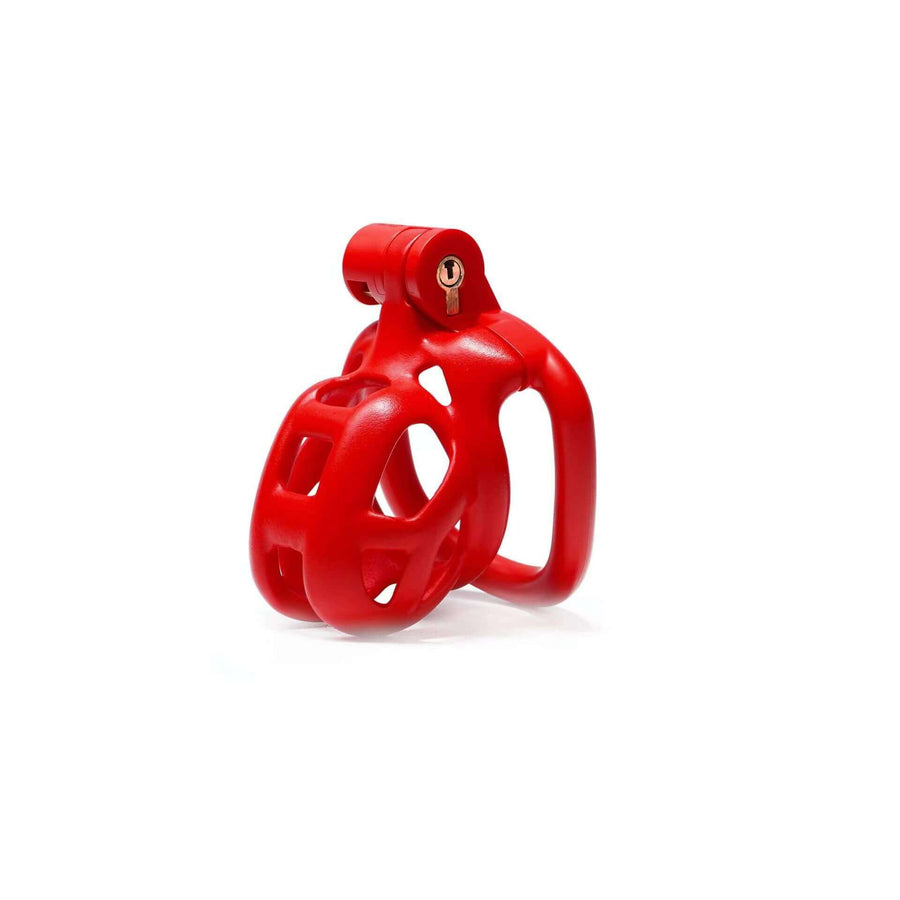 Red Cobra Chastity Cage Kit 1.77 To 4.13 Inches Long, gallery view 3