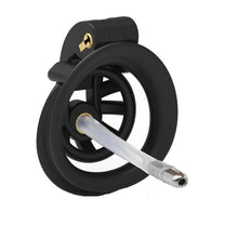 Load image into Gallery viewer, Removable Cobra Chastity Lock with Arc Snap Ring and Catheter
