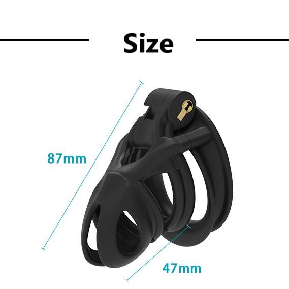 Resin Arc Cobra Chastity Lock Device, gallery view 3